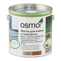 Масло для камня и терракоты Osmo Stein-und Terrakotta-Ol 620 бесцветное шелковисто-матовое Бесцветное шелковисто-матовое 620 2,5 л