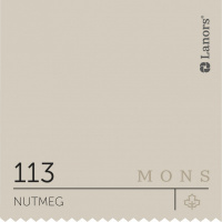 Краска Lanors Mons Цвет Nutmeg 113 Мускатный Орех Interior 0,2 Л