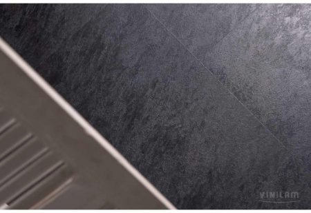SPC ламинат Vinilam Ceramo Stone 61607 Сланцевый Черный фото 2