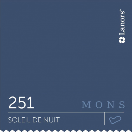 Краска Lanors Mons цвет Le dieu bleu 252 Синий бог