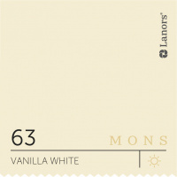 Краска Lanors Mons Цвет Vanilla White 63 Ванильный Белый Interior 0,2 Л