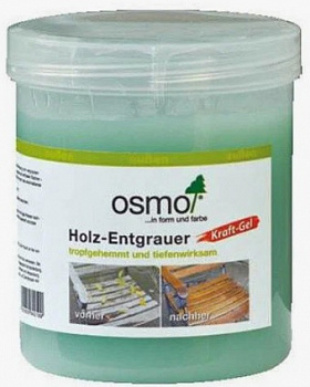 Средство для удаления серого слоя древесины Osmo Holz Entgrauer Kraft Gel 0,5 л