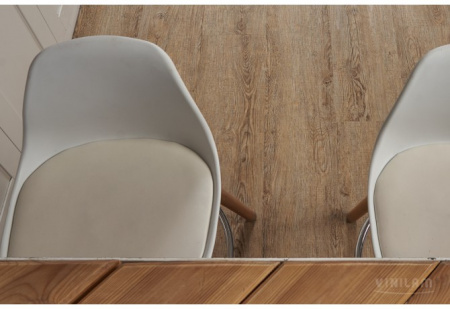 SPC ламинат Vinilam Ceramo Wood 1014 Дуб Карона