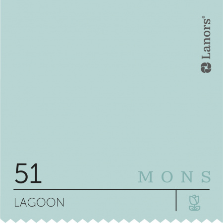 Краска Lanors Mons Цвет Lagoon 51 Лагуна Exterior 4,5 Л
