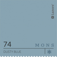 Краска Lanors Mons Цвет Dusty Blue 74 Пыльный Синий Interior 0,2 Л