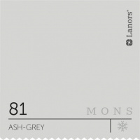 Краска Lanors Mons цвет Ash Grey 81 Пепельный Interior 0,2 л