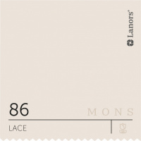 Краска Lanors Mons Цвет Lace 86 Кружево Interior 0,2 Л