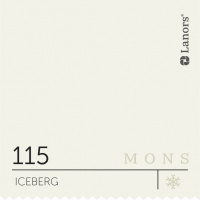Краска Lanors Mons Цвет Iceberg 115 Айсберг Interior 0,2 Л