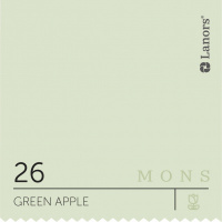 Краска Lanors Mons Цвет Green Apple 26 Зеленое Яблоко Interior 0,2 Л