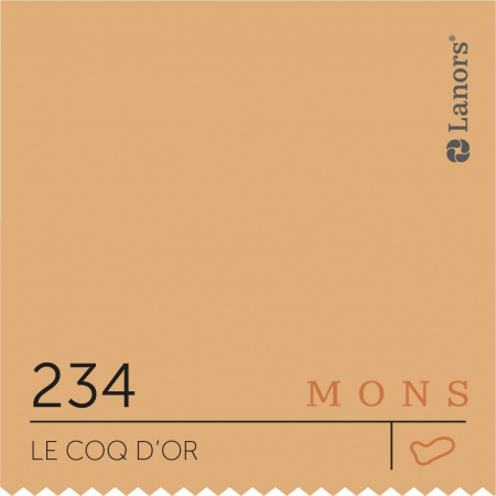Краска Lanors Mons цвет Le coq d'or 234 Золотой петушок