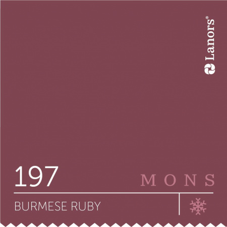 Краска Lanors Mons цвет Burmese ruby 197 Бирманский рубин
