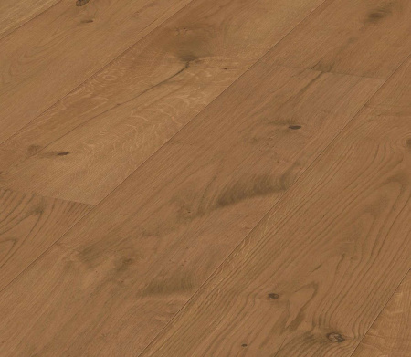 Паркетная доска Meister HD 400 Lindura Дуб рустик золотисто-коричневый масло 8514 Golden brown rustic oak