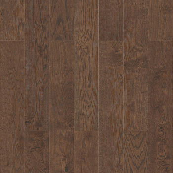 Паркетная доска Tarkett Step XL 1000 Дуб Барон Темный браш 1-полосный Oak Baron Brown BR