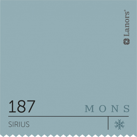 Краска Lanors Mons Цвет Sirius 187 Сириус Satin 4,5 Л