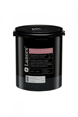 Штукатурка декоративная Lanors Satin Silver STS_004 1 кг фото 3
