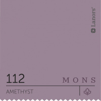 Краска Lanors Mons цвет Amethyst 112 Аметист Interior 0,2 л