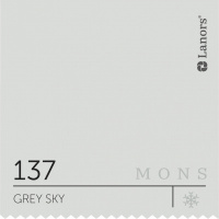 Краска Lanors Mons Цвет Grey Sky 137 Серое Небо Interior 0,2 Л
