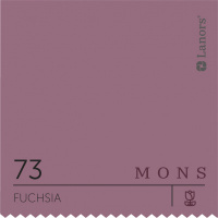 Краска Lanors Mons цвет 73 Fuchsia Фуксия Interior 0,2 л