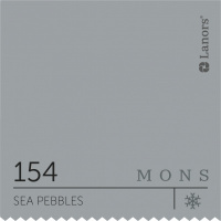 Краска Lanors Mons Цвет Sea Pebbles 154 Морская Галка Interior 0,2 Л