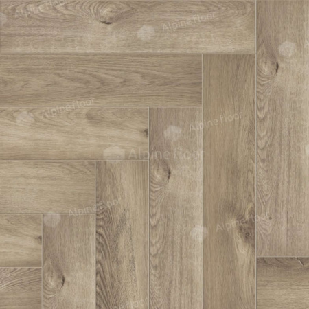 Кварц виниловый ламинат SPC Alpine Floor Parquet Premium ABA ECO 19-5 Дуб Натуральный Отбеленный