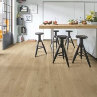 Ламинат Quick Step Perspective  PER6075 Доска дуба белого светло-бежевая