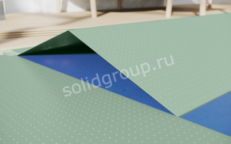 Подложка-гармошка Solid перфорированная для теплых водяных полов под LVT, SPC, WPC