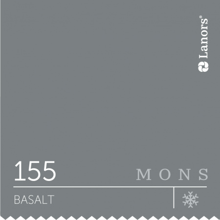 Краска Lanors Mons Цвет Базальт 155 Базальт Satin 1 Л