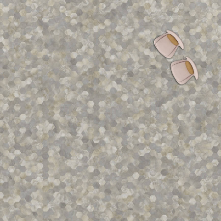Виниловый пол Moduleo Moods Hexagon Cloud Stone 46244