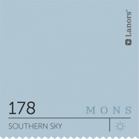 Краска Lanors Mons Цвет Southern Sky 178 Южное Небо Interior 0,2 Л